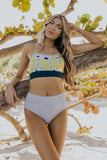 Women's Striped Bikini Bottoms | ROOLEE