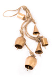 Jingle All the Way Antique Bell & Jute Rope Cluster