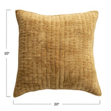 So Fresh Quilted Chenille Pillow