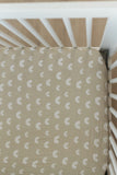 Sand Rainbow Muslin Crib Sheet