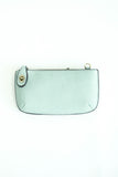 Uptown Messenger Purse in Pale Blue | ROOLEE