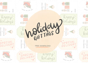 FREE Printable Holiday Gift Tags