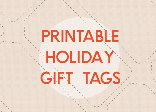 Printable Holiday Gift Tags