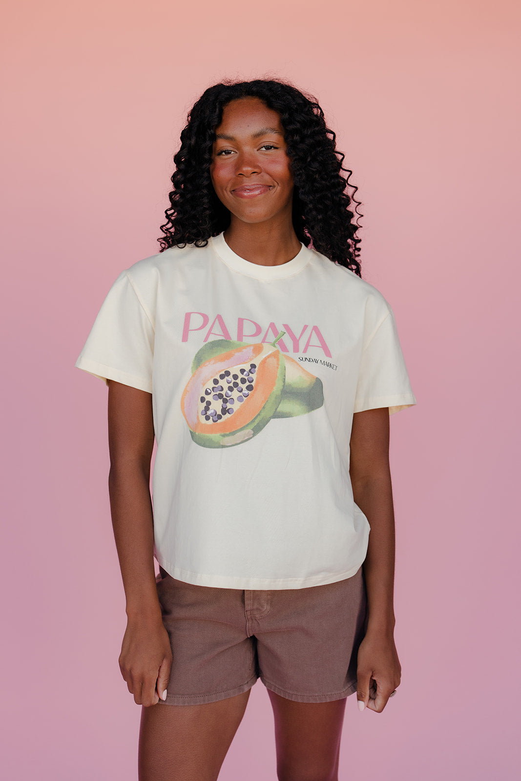 Sun Kissed Papaya Tee