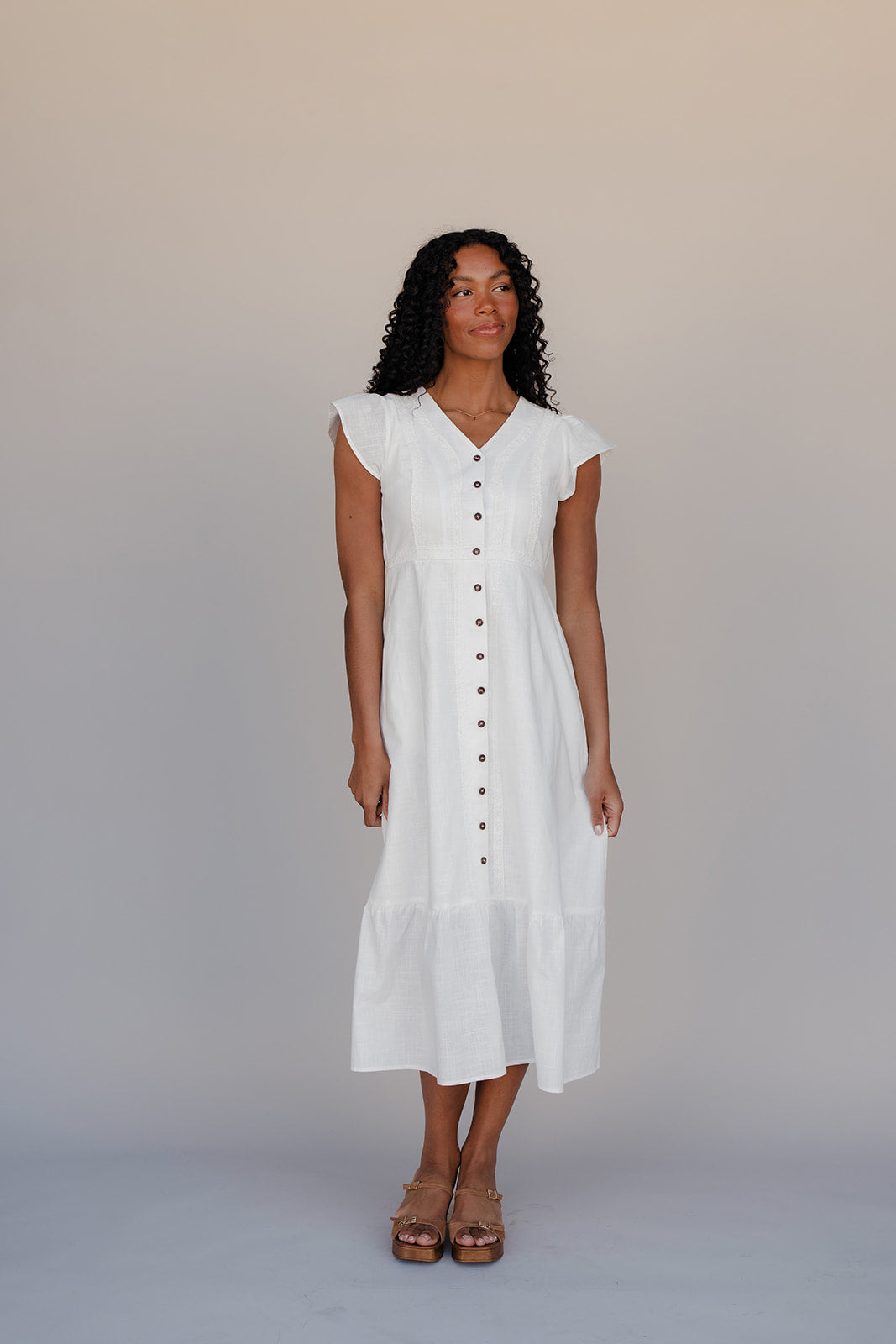The Margaux Button Dress