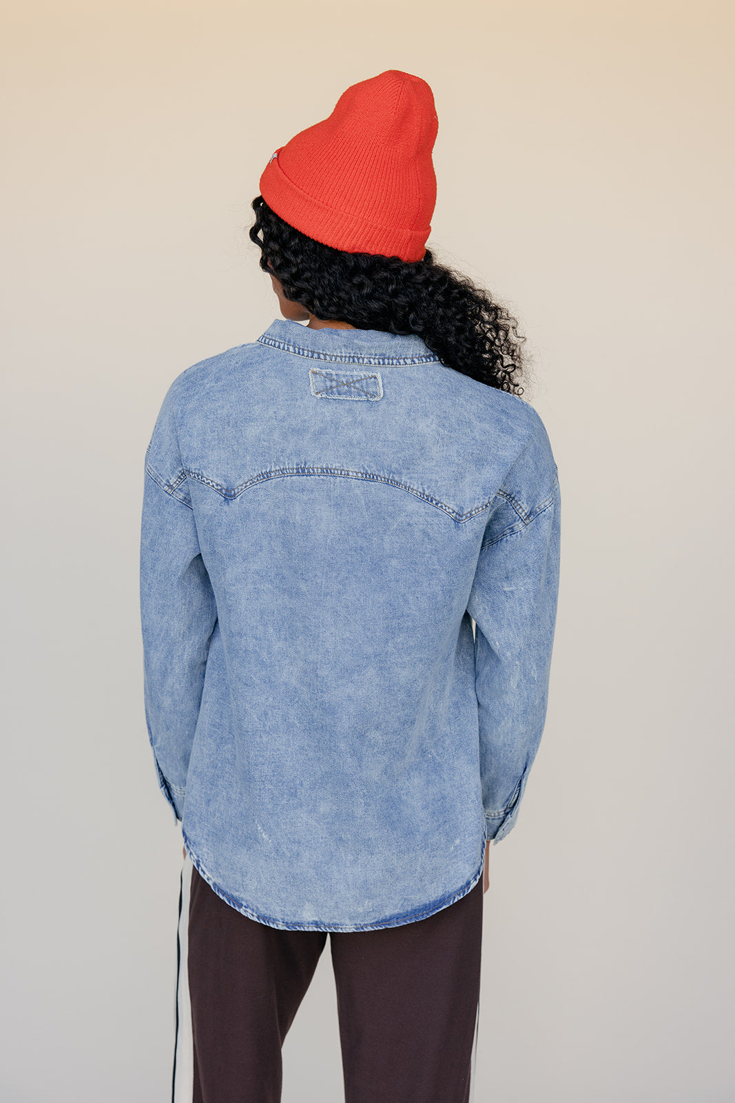 Sunfade Denim Button Up