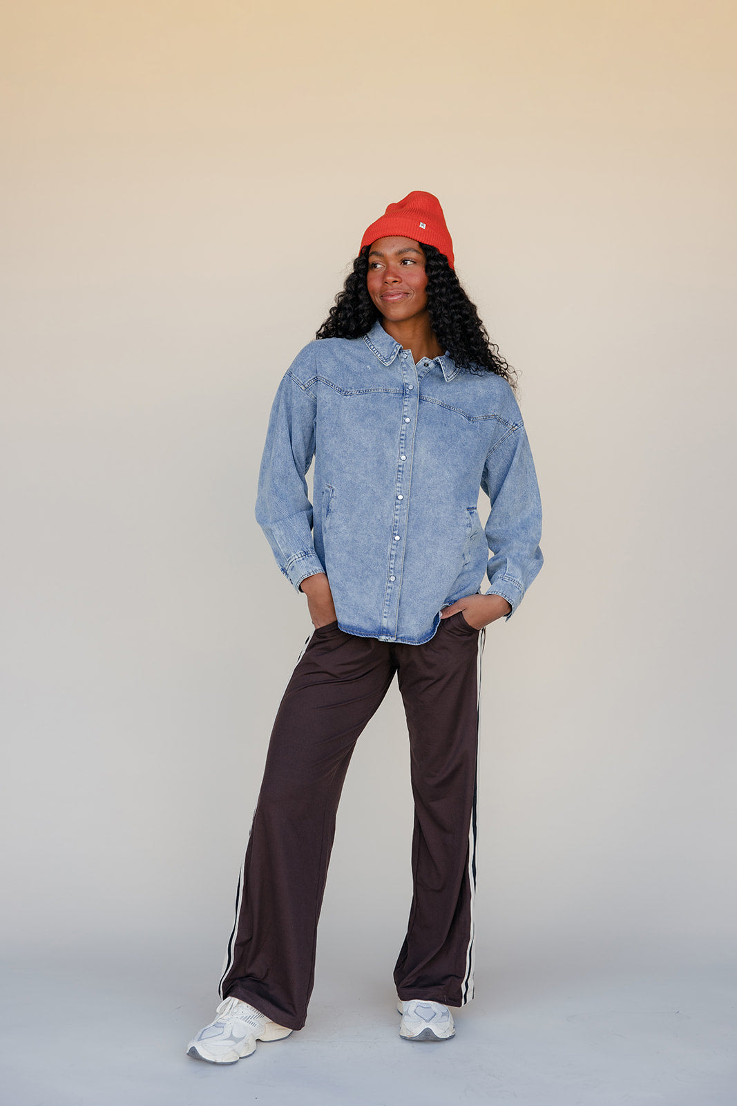 Sunfade Denim Button Up