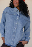 Sunfade Denim Button Up
