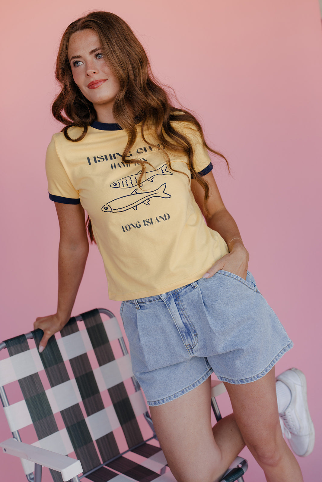 Fishing Club Ringer Tee