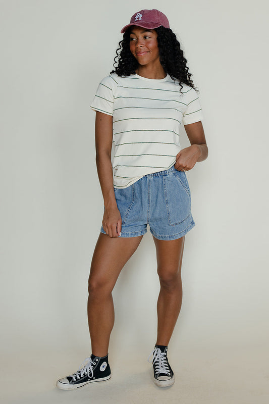 Clean Lines Striped Tee