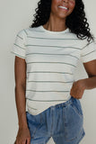Clean Lines Striped Tee