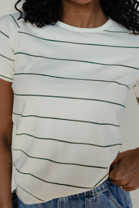 Clean Lines Striped Tee