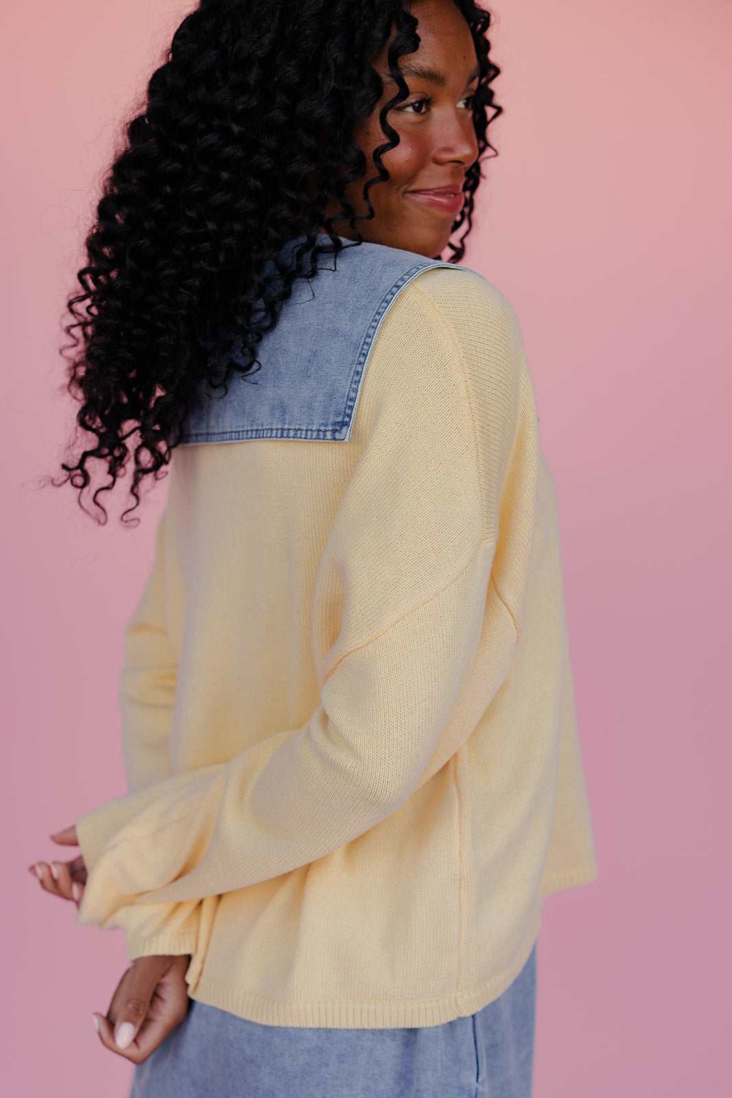 First Light Balloon Sleeve Cardi