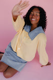 First Light Balloon Sleeve Cardi