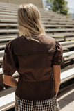 Chocolate Box Collared Blouse