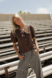 Chocolate Box Collared Blouse