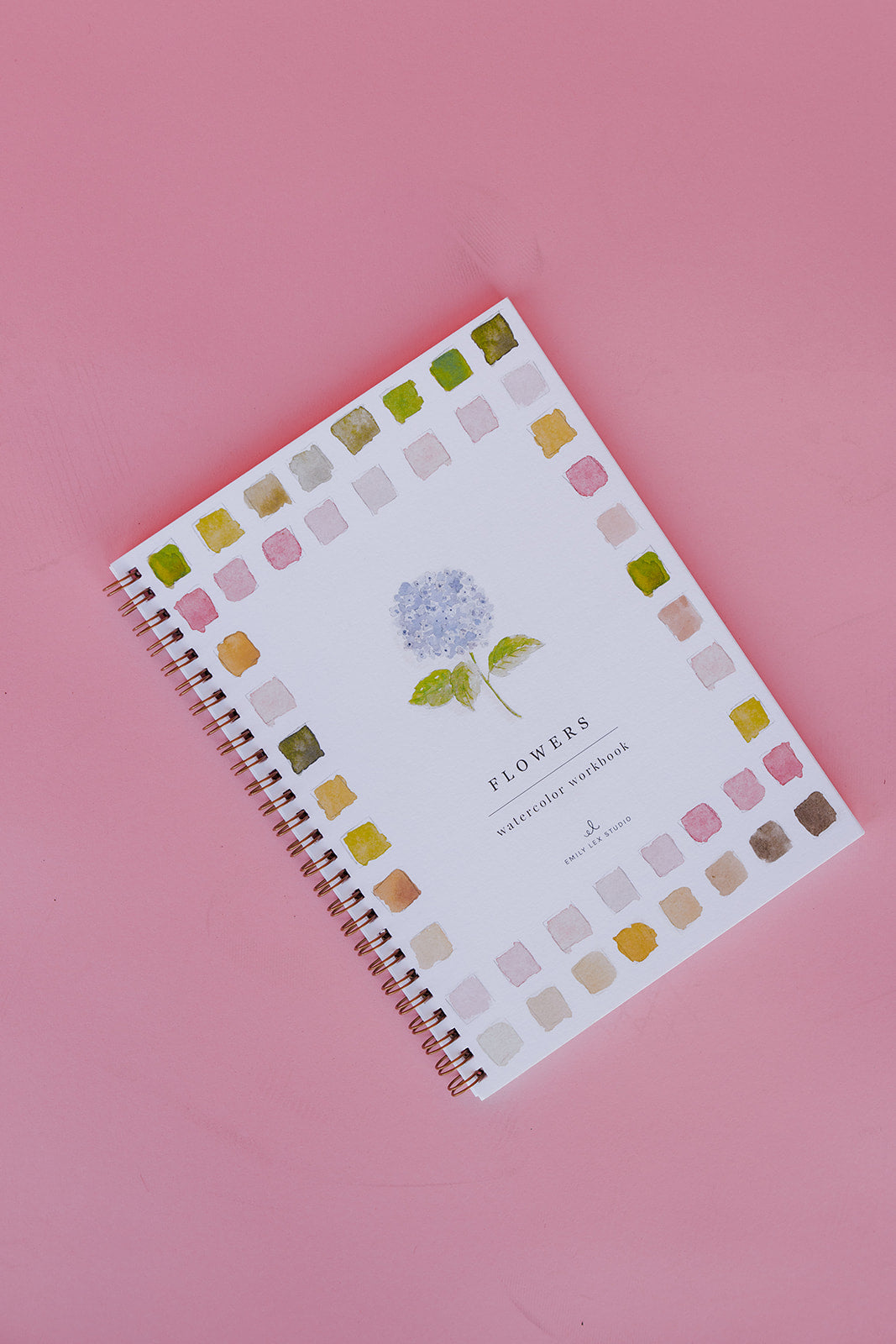 Flowers Watercolor Workbook