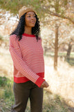 Cranberry Chalet Stripe Sweater