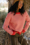 Cranberry Chalet Stripe Sweater