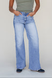 Canyon Wash Wide Leg Jeans