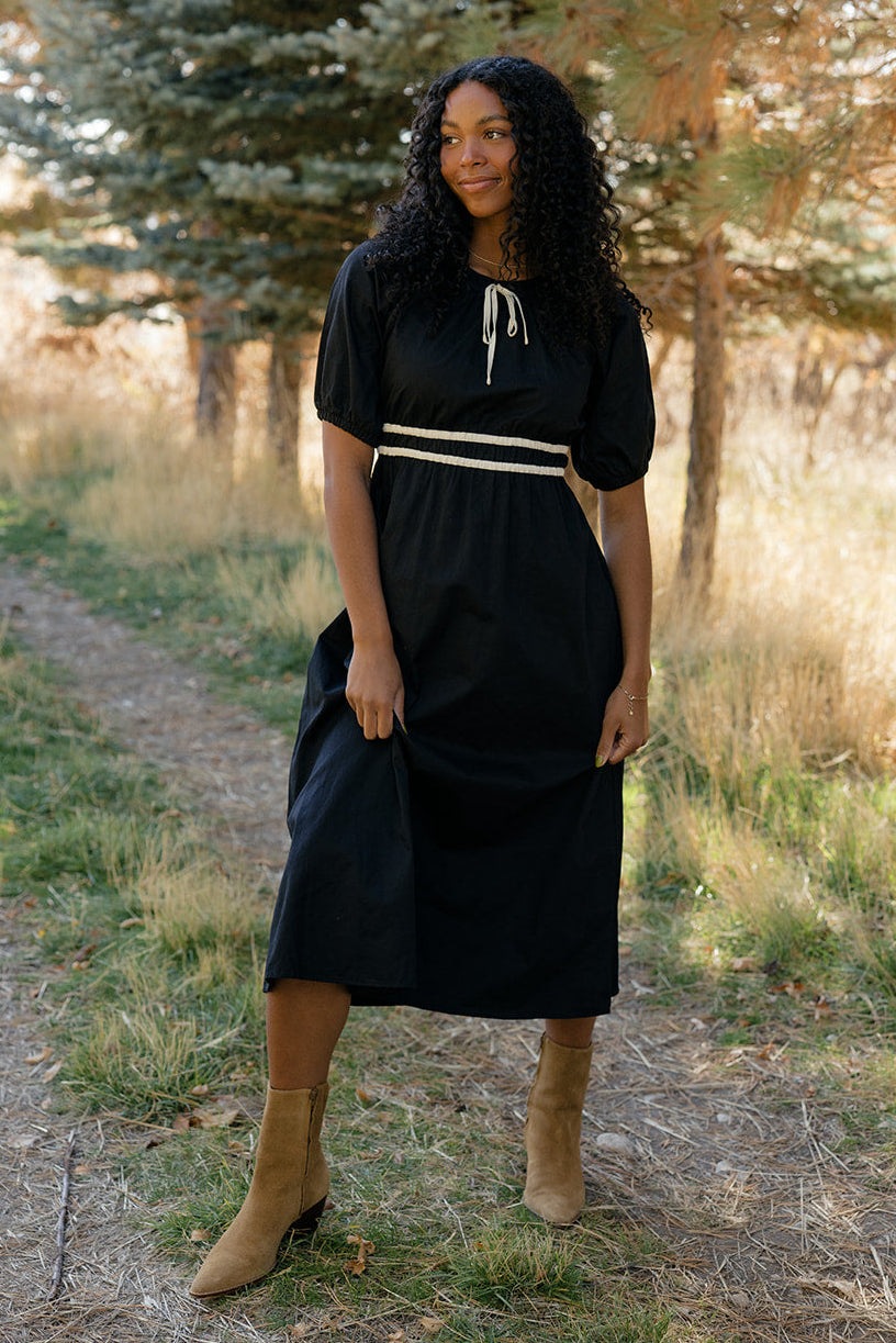 Midnight Ribbon Dress