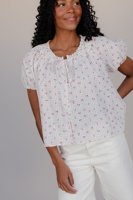 Petal Whim Floral Blouse