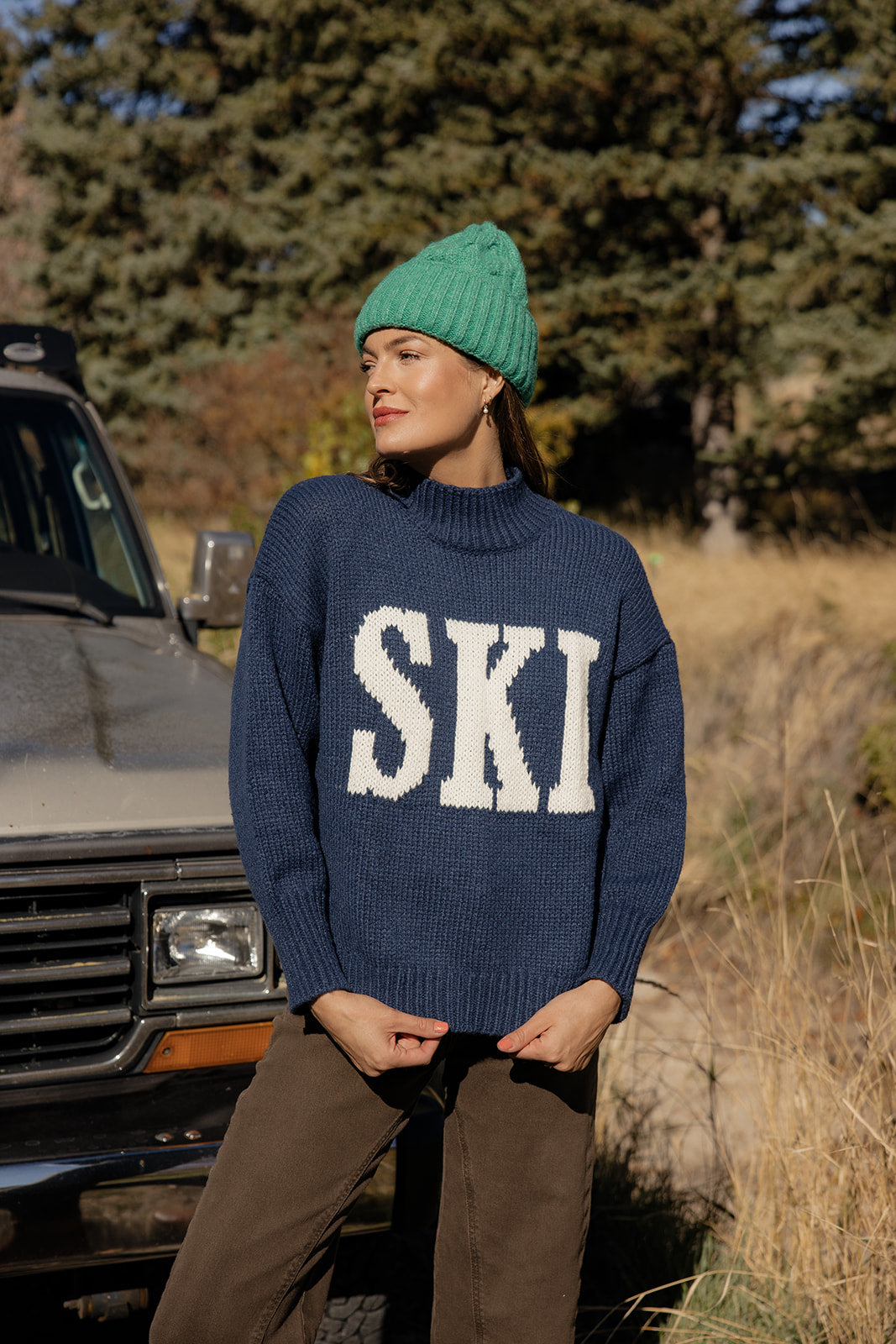 Vintage Slopes Turtleneck Sweater