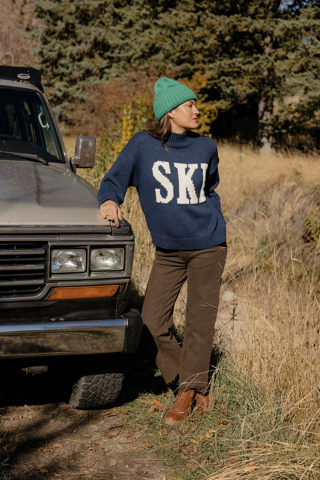 Vintage Slopes Turtleneck Sweater