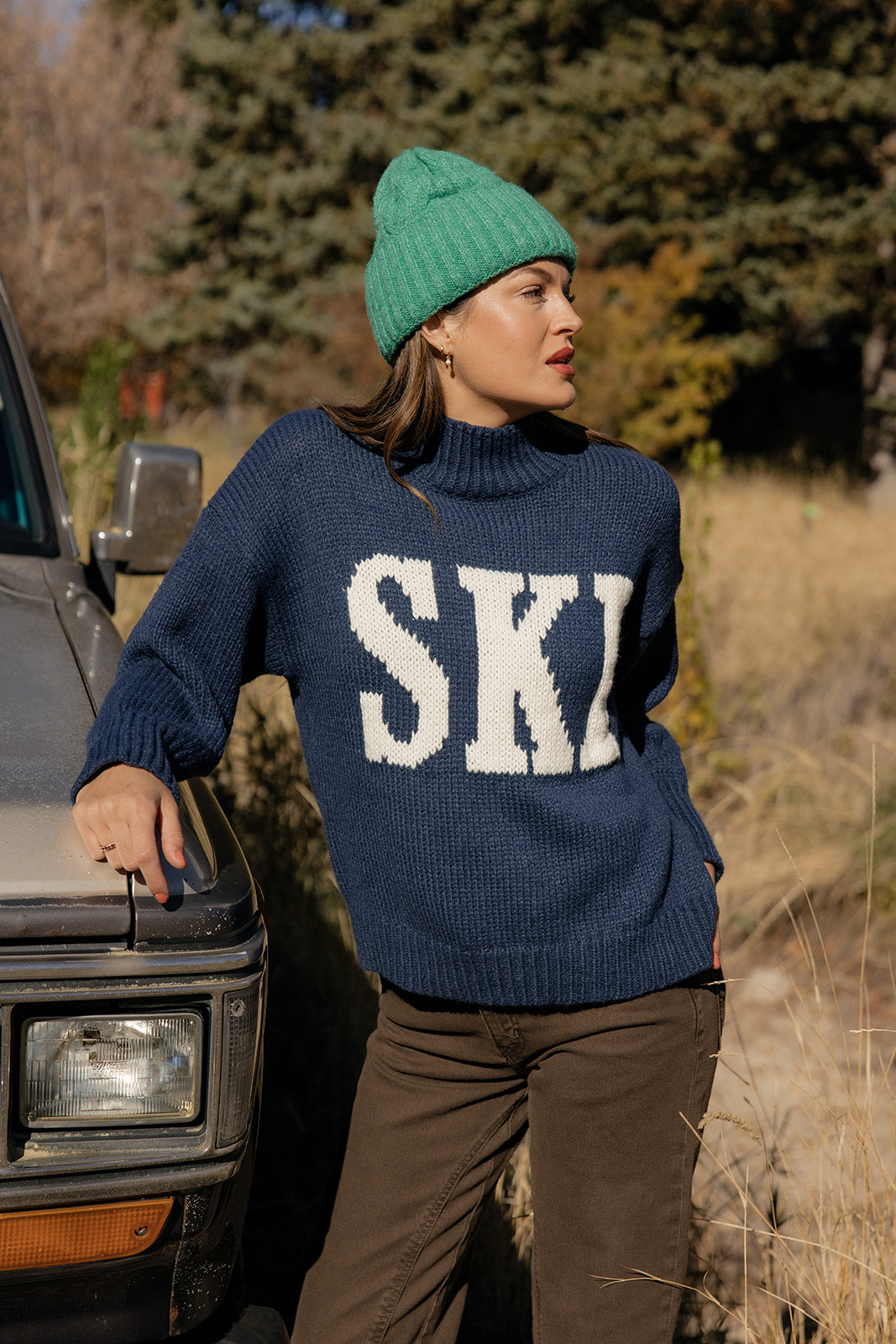 Vintage Slopes Turtleneck Sweater