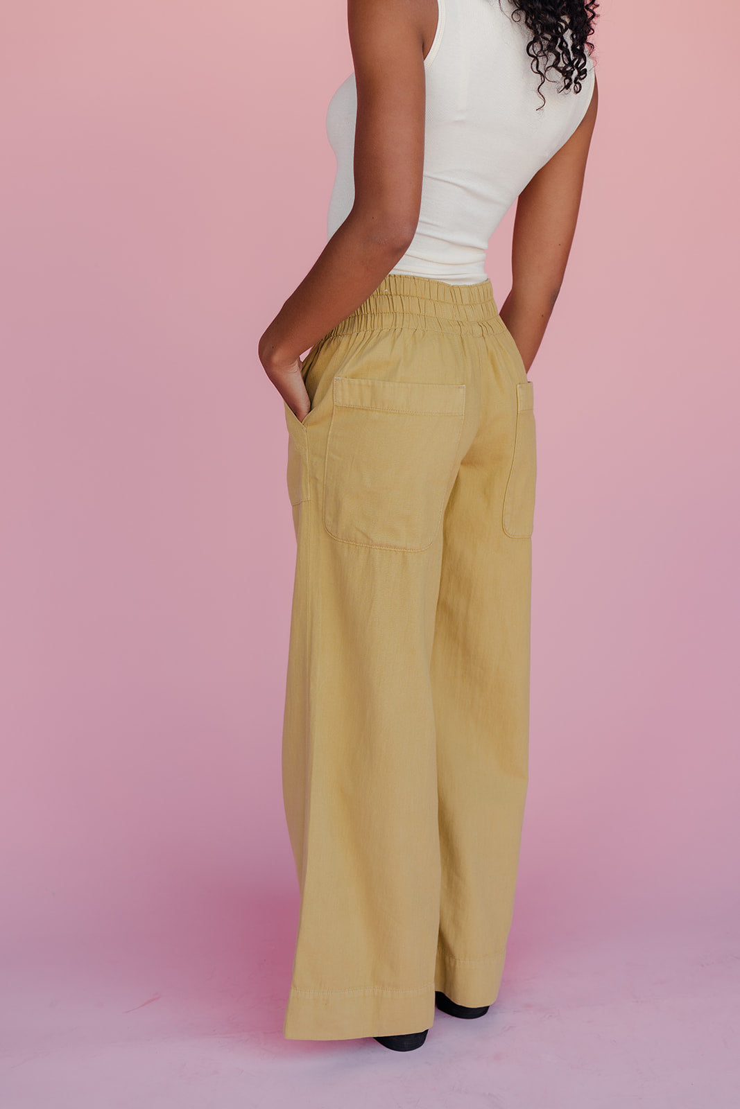 Free People Breezy Denim Pull On Pants