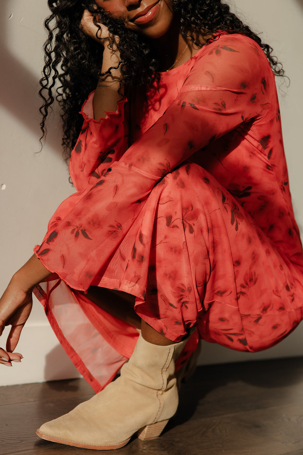 long sleeve valentines dress The Valentine Long Sleeve Maxi