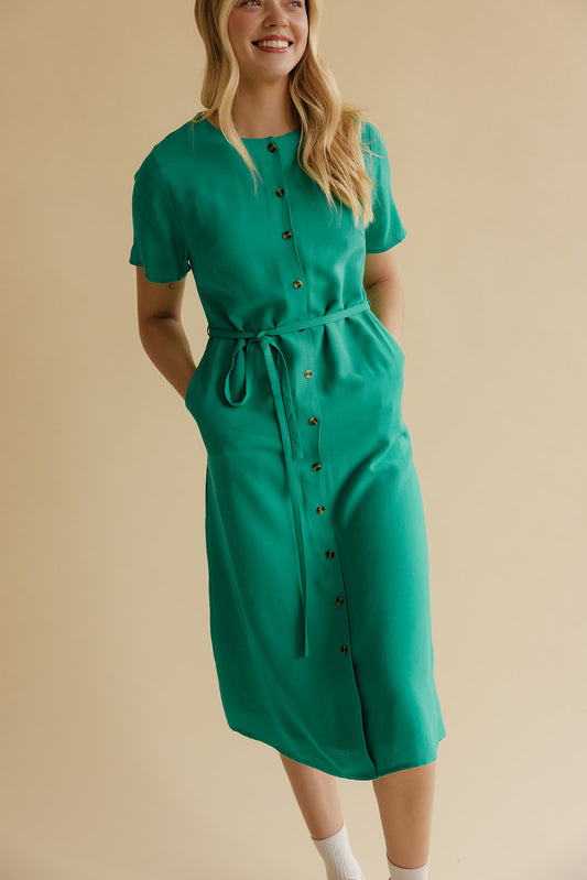 Love You Most Button Midi