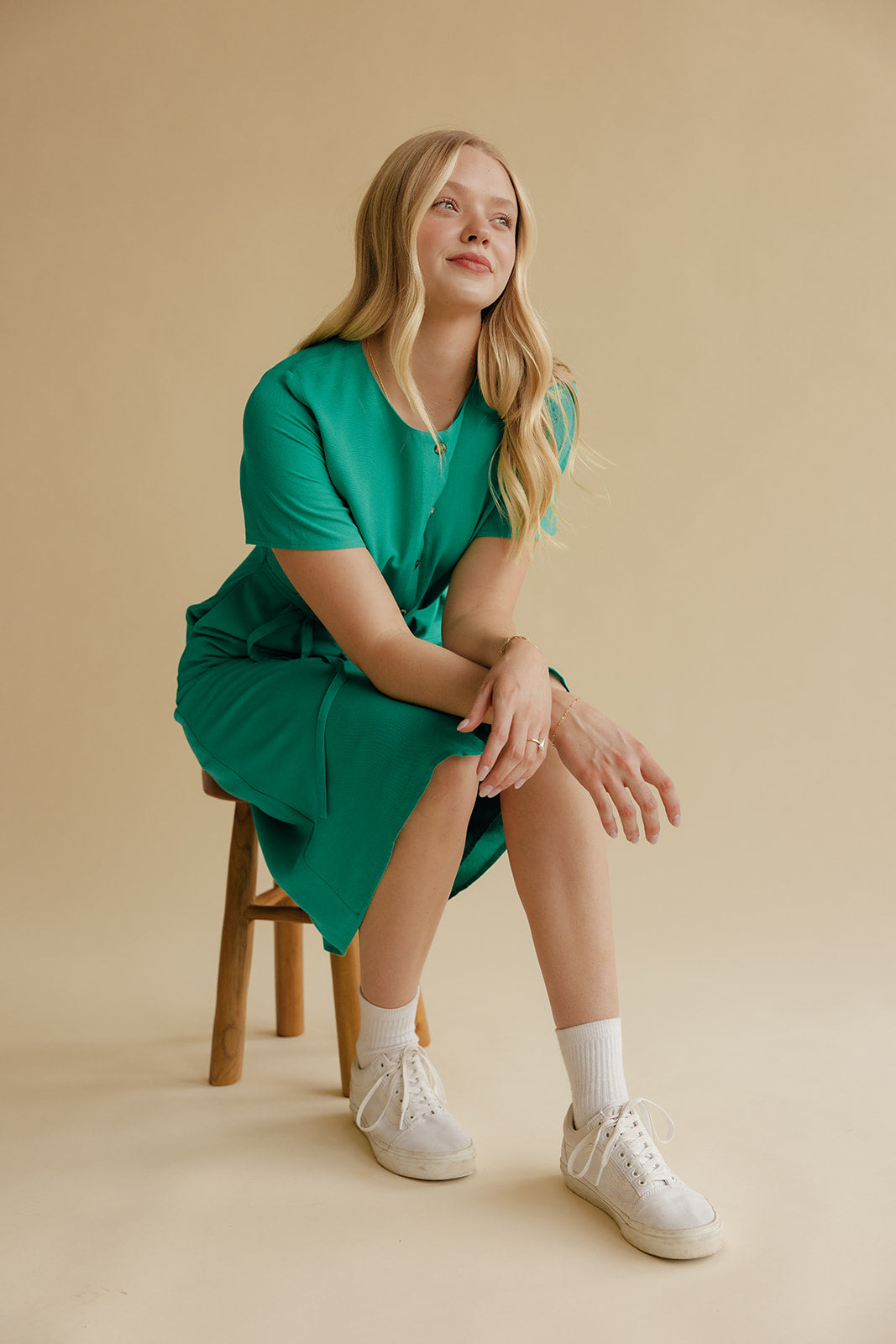 Love You Most Button Midi