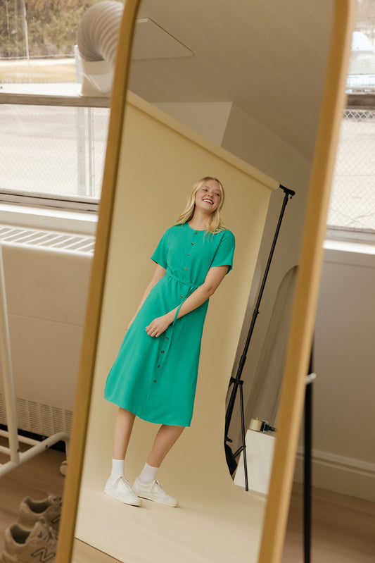 Love You Most Button Midi