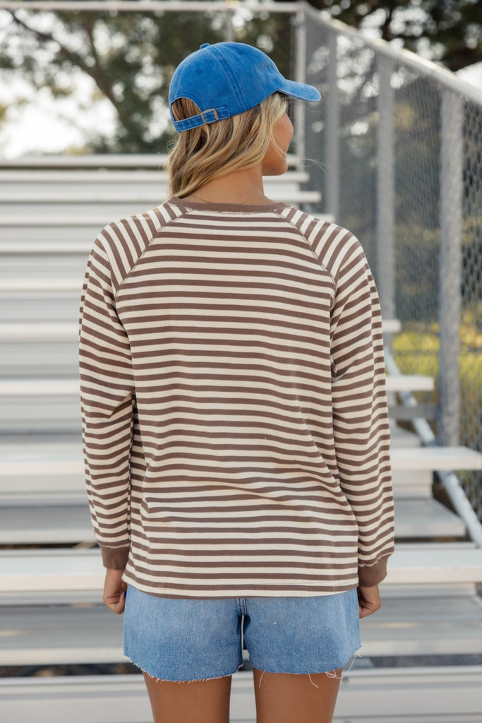 Maddy Stripe Long Sleeve Tee