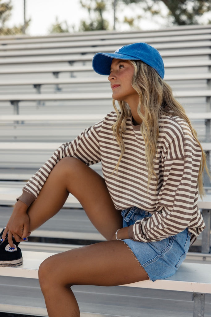 Maddy Stripe Long Sleeve Tee