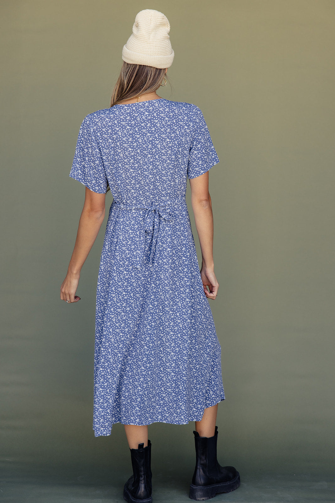 Take Me Home Button Dress