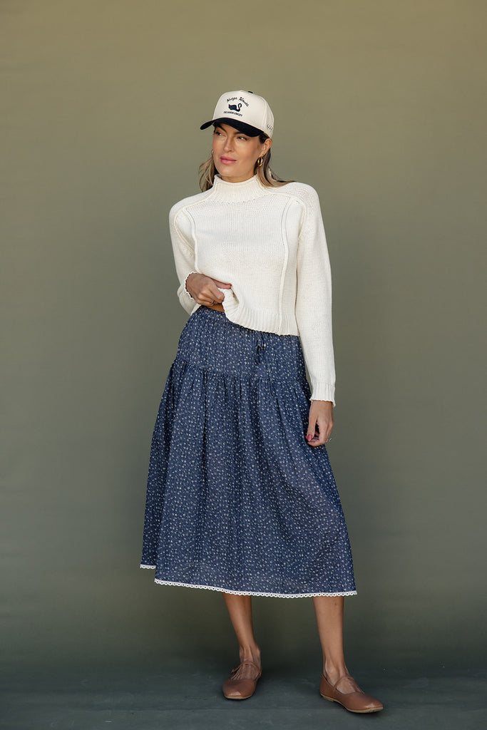 The Tiny Dancer Midi Skirt