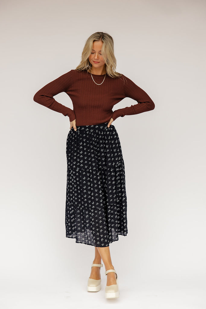 Pretty Baby Tiered Maxi Skirt