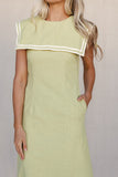 The June Bug Collared Midi