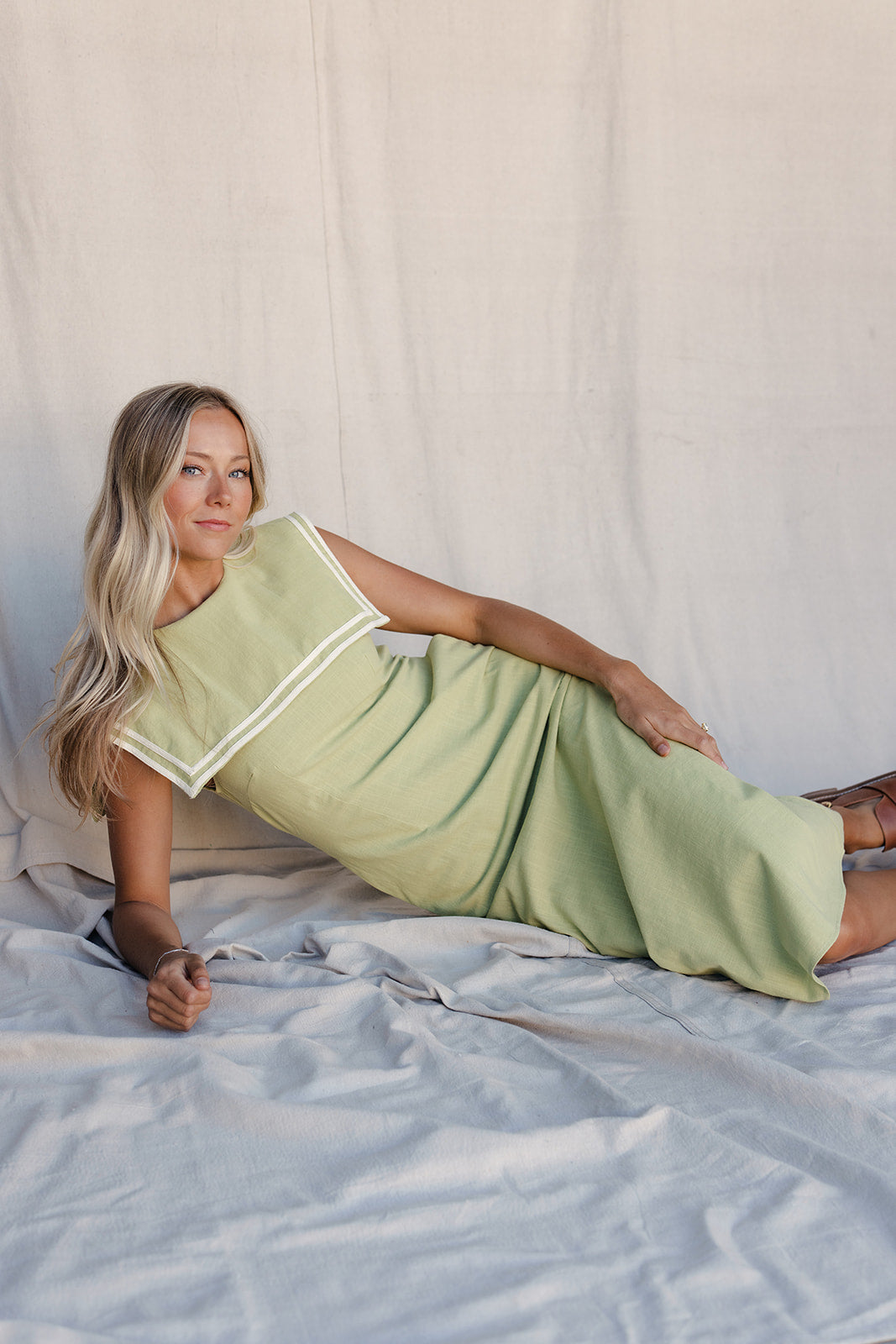 The June Bug Collared Midi
