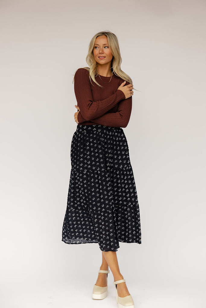 Pretty Baby Tiered Maxi Skirt