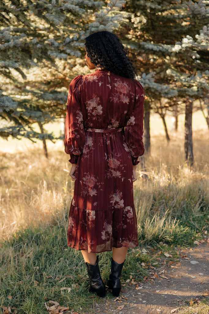 Maple Springs Floral Dress