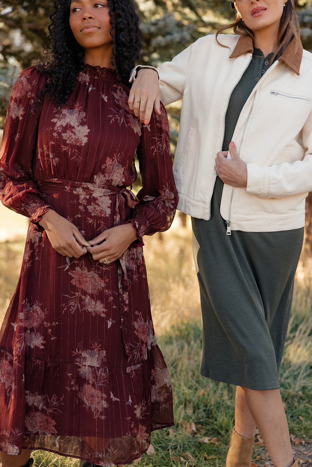 Maple Springs Floral Dress