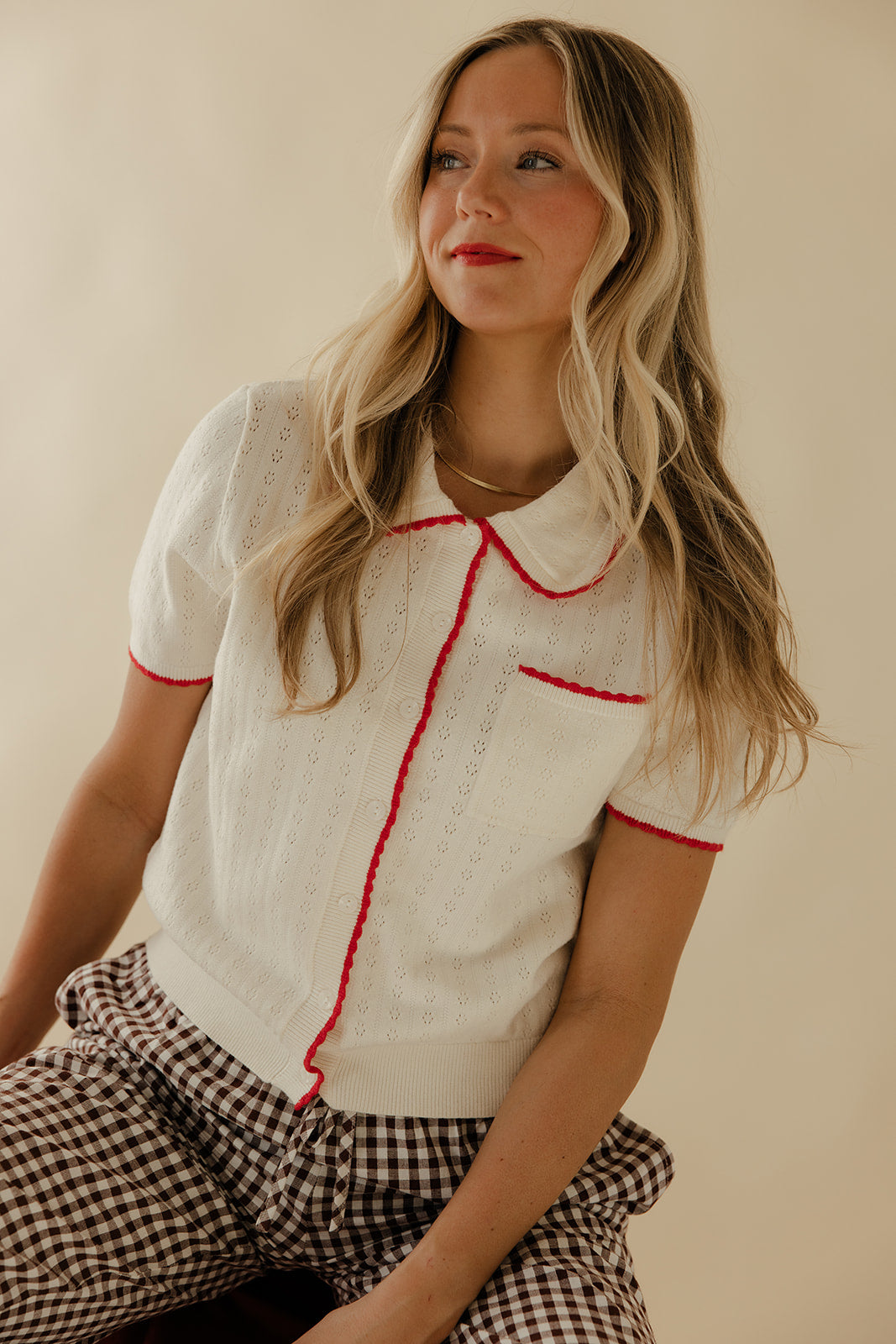 Heartstrings Knit Blouse