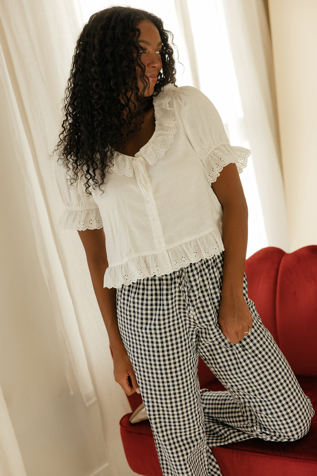 Central Park Gingham Pants