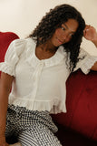 Soft Focus Ruffle Blouse