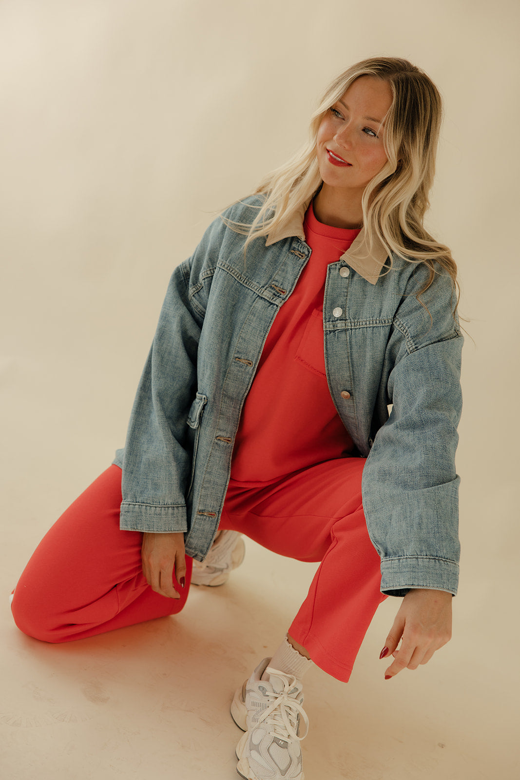 Free People Lemon Denim Jacket