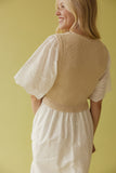 Sweet Prairie Detail Midi Dress