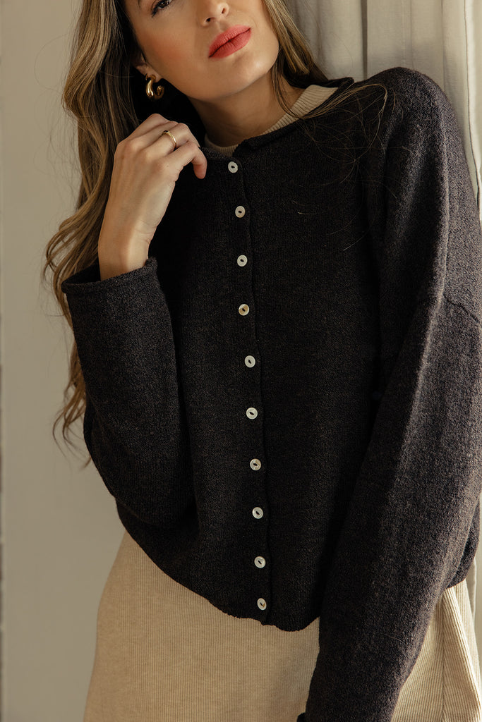 A Single Moment Button Up Cardigan